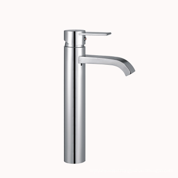 Brass chromed plated high body basin mixer faucets/bathroom taps and mixers